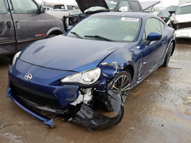 JF1ZNAA19F8713260 - 2015 TOYOTA SCION FR-S 蓝色 照片 2