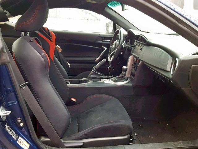 JF1ZNAA19F8713260 - 2015 TOYOTA SCION FR-S 蓝色 照片 5
