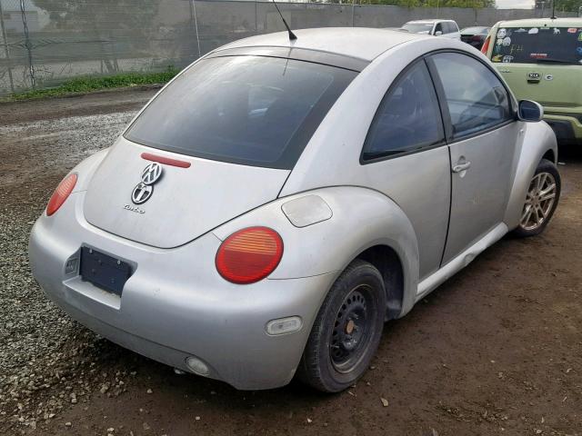 3VWDD21C71M436673 - 2001 VOLKSWAGEN NEW BEETLE 银色 照片 4