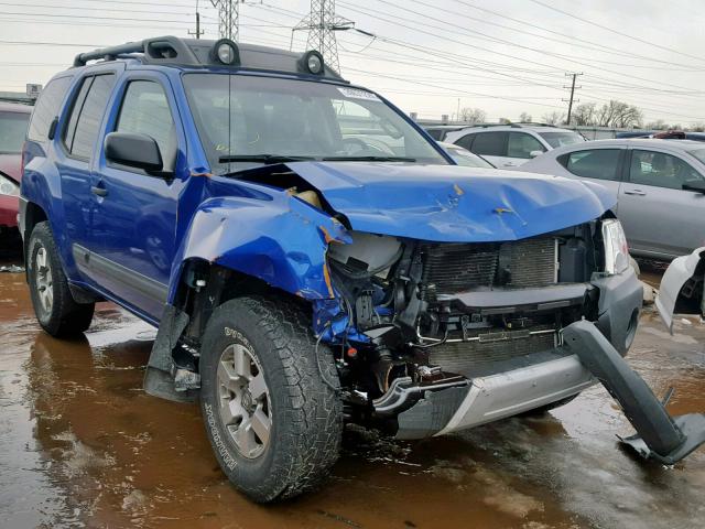 5N1AN0NW1DN817226 - 2013 NISSAN XTERRA X BLUE photo 1