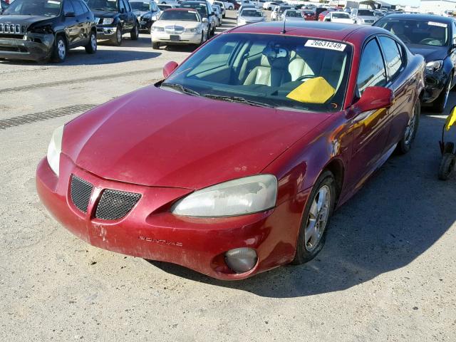 2G2WS522751289054 - 2005 PONTIAC GRAND PRIX MAROON photo 2