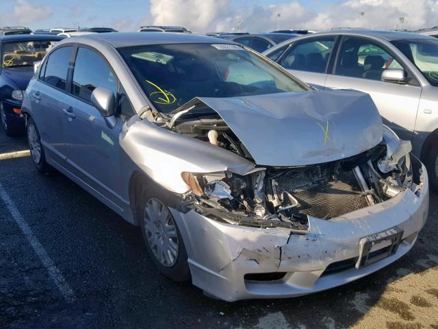 19XFA4F59BE000428 - 2011 HONDA CIVIC GX SILVER photo 1