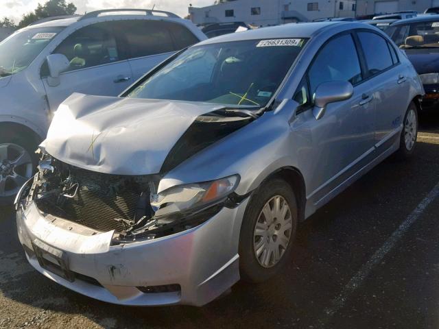 19XFA4F59BE000428 - 2011 HONDA CIVIC GX SILVER photo 2