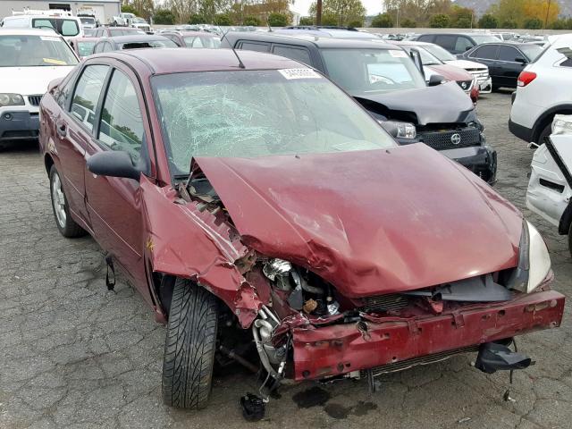 1FAHP34N67W146440 - 2007 FORD FOCUS ZX4 MAROON photo 1