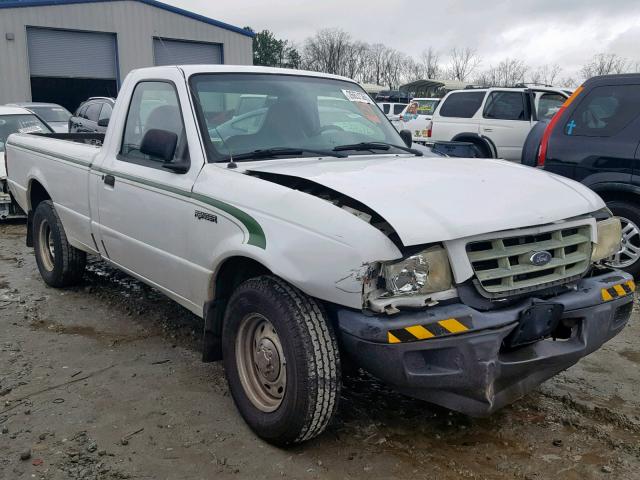 1FTYR10E72PA40497 - 2002 FORD RANGER WHITE photo 1