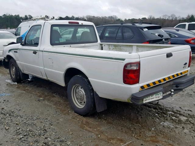 1FTYR10E72PA40497 - 2002 FORD RANGER WHITE photo 3