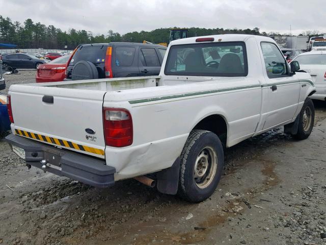 1FTYR10E72PA40497 - 2002 FORD RANGER WHITE photo 4