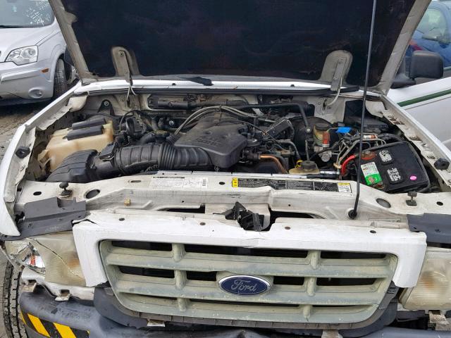 1FTYR10E72PA40497 - 2002 FORD RANGER WHITE photo 7