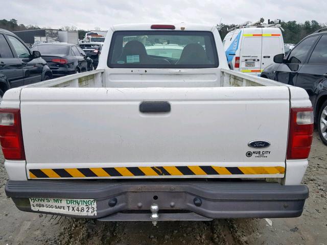 1FTYR10E72PA40497 - 2002 FORD RANGER WHITE photo 9