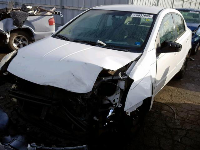 3N1AB61E57L659980 - 2007 NISSAN SENTRA 2.0 WHITE photo 2