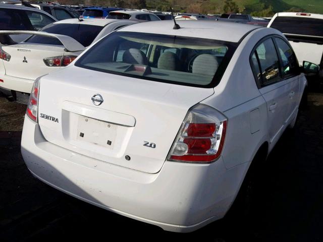 3N1AB61E57L659980 - 2007 NISSAN SENTRA 2.0 WHITE photo 4