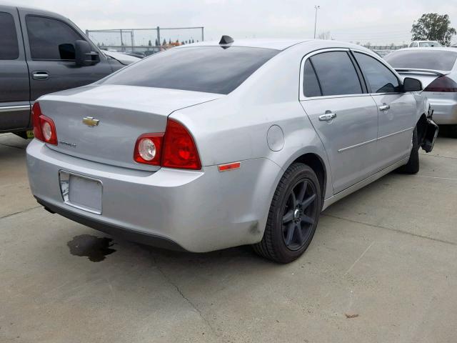 1G1ZC5E08CF219688 - 2012 CHEVROLET MALIBU 1LT 银色 照片 4
