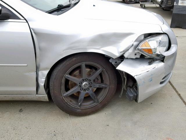 1G1ZC5E08CF219688 - 2012 CHEVROLET MALIBU 1LT 银色 照片 9