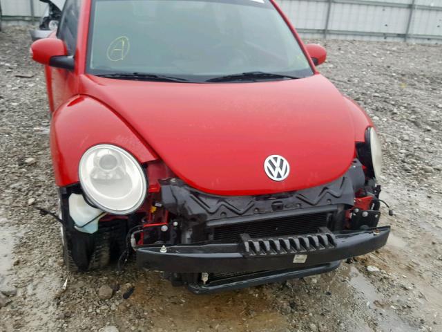 3VWPW3AG3AM000953 - 2010 VOLKSWAGEN NEW BEETLE Rot Foto 9