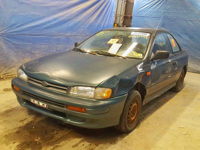 JF1GM2254TG413421 - 1996 SUBARU IMPREZA BR GREEN photo 2