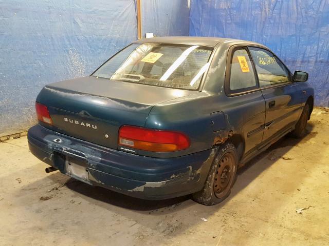 JF1GM2254TG413421 - 1996 SUBARU IMPREZA BR GREEN photo 4