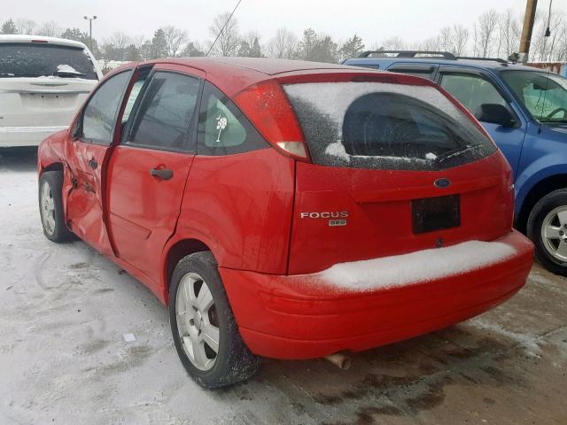 3FAFP37NX5R123391 - 2005 FORD FOCUS ZX5 RED photo 3