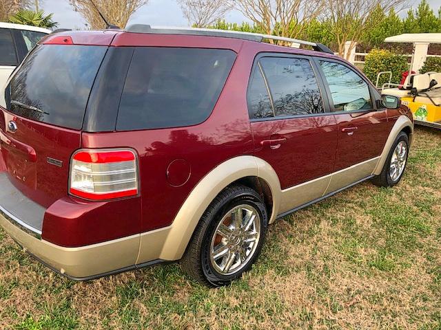 1FMDK07WX8GA09647 - 2008 FORD TAURUS X E BURGUNDY photo 4