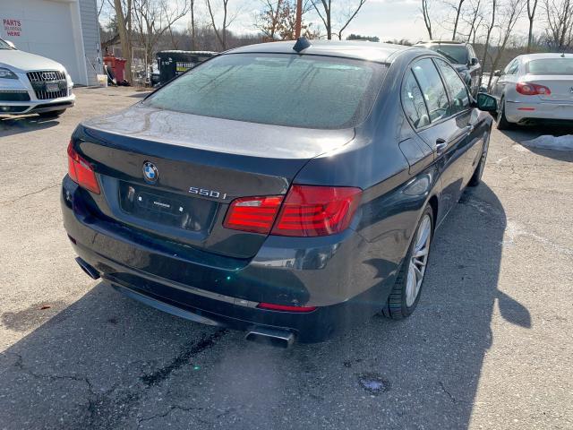 WBAFU9C53BC784151 - 2011 BMW 550 XI BLACK photo 3