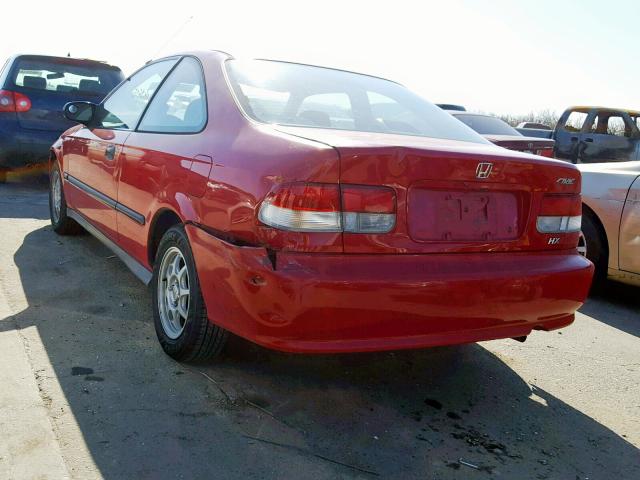 1HGEJ7222XL058857 - 1999 HONDA CIVIC HX RED photo 3