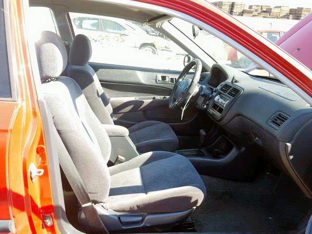 1HGEJ7222XL058857 - 1999 HONDA CIVIC HX RED photo 5