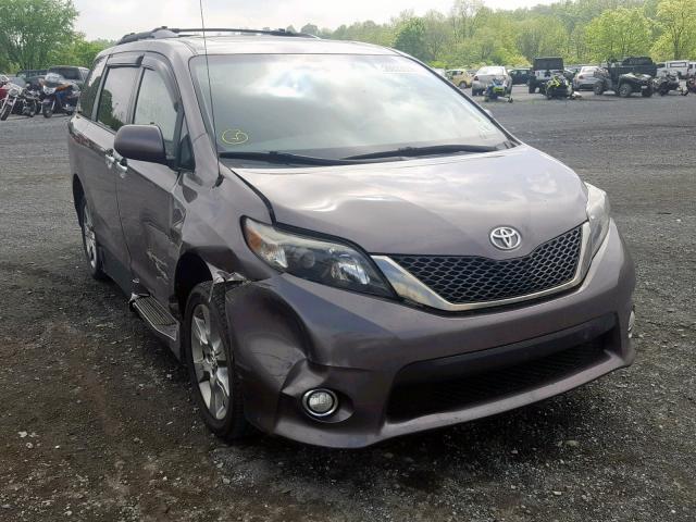 5TDXK3DC2DS282272 - 2013 TOYOTA SIENNA SPO GRAY photo 1