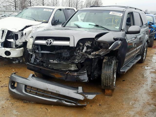 5TDBT48A65S243756 - 2005 TOYOTA SEQUOIA LI GRAY photo 2