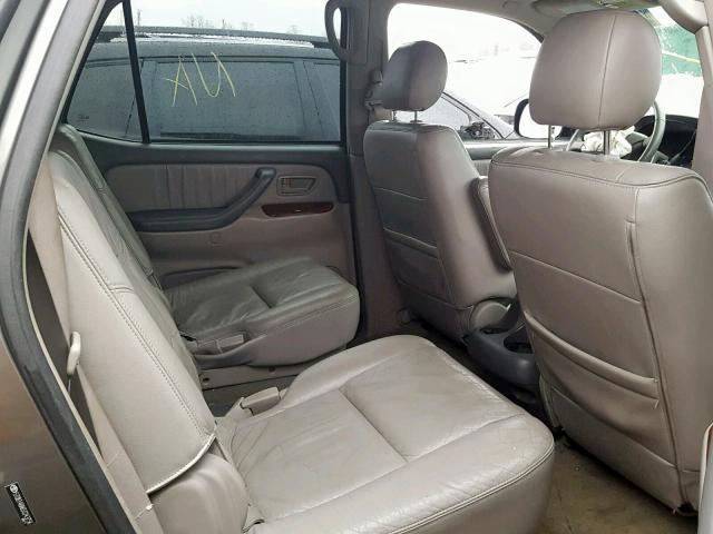 5TDBT48A65S243756 - 2005 TOYOTA SEQUOIA LI GRAY photo 6