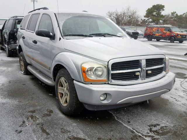 1D4HB48N85F544659 - 2005 DODGE DURANGO SL SILVER photo 1