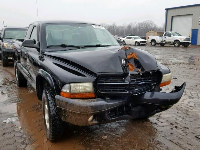 1B7GG32NX2S562757 - 2002 DODGE DAKOTA SPO BLACK photo 1