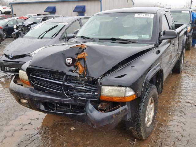 1B7GG32NX2S562757 - 2002 DODGE DAKOTA SPO BLACK photo 9