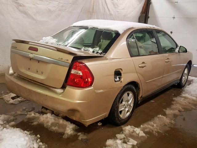 1G1ZT54844F115904 - 2004 CHEVROLET MALIBU LS GOLD photo 4