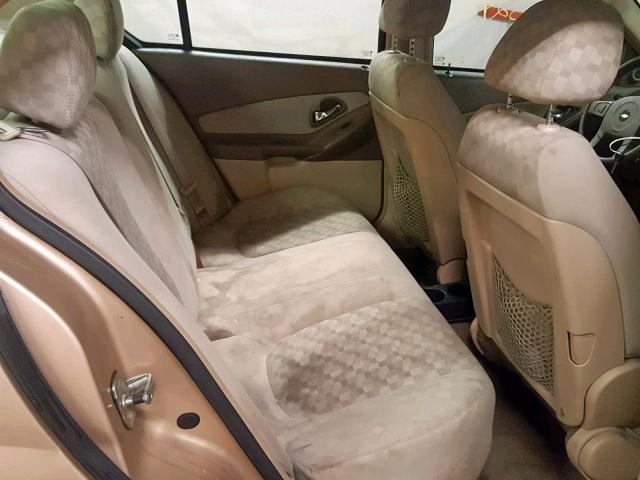 1G1ZT54844F115904 - 2004 CHEVROLET MALIBU LS GOLD photo 6