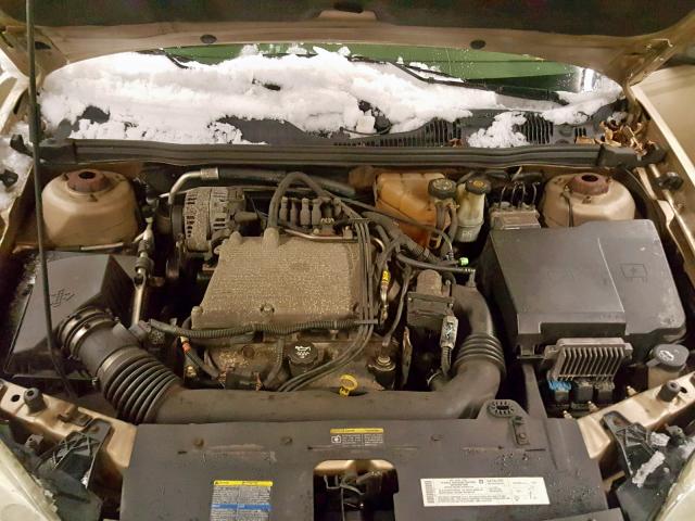 1G1ZT54844F115904 - 2004 CHEVROLET MALIBU LS GOLD photo 7