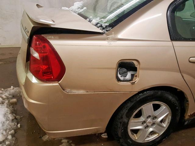 1G1ZT54844F115904 - 2004 CHEVROLET MALIBU LS GOLD photo 9