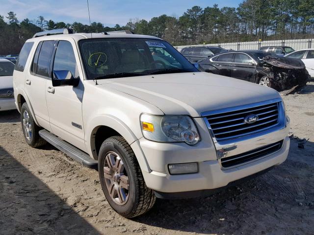 1FMEU65E48UA89301 - 2008 FORD EXPLORER L WHITE photo 1