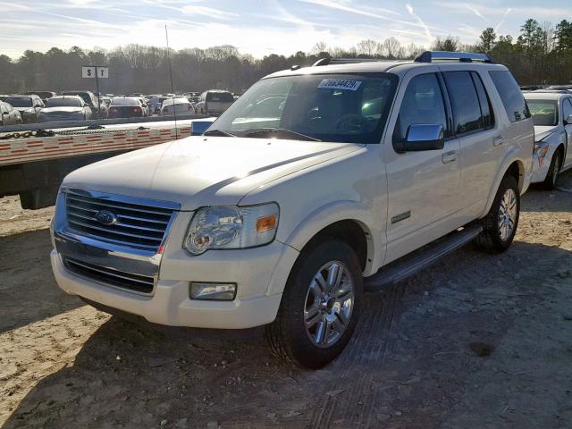 1FMEU65E48UA89301 - 2008 FORD EXPLORER L WHITE photo 2