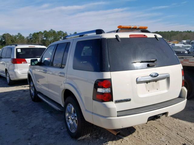 1FMEU65E48UA89301 - 2008 FORD EXPLORER L WHITE photo 3