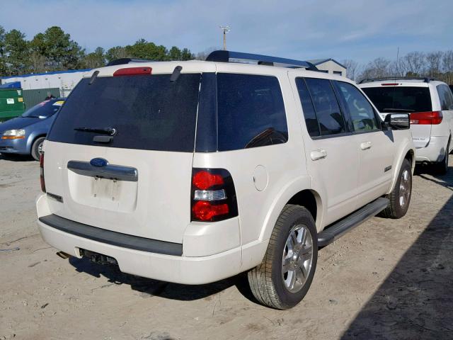 1FMEU65E48UA89301 - 2008 FORD EXPLORER L WHITE photo 4