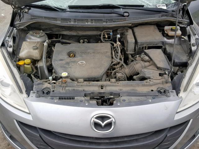 JM1CW2BL2C0117761 - 2012 MAZDA 5 GRAY photo 7