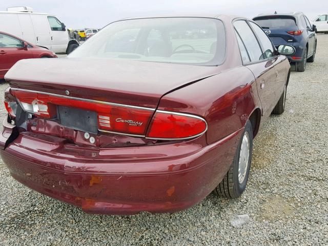 2G4WS52J8Y1344081 - 2000 BUICK CENTURY CU MAROON photo 4