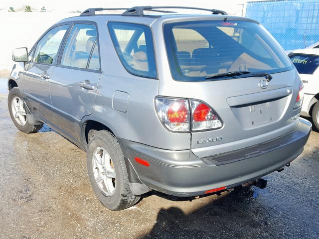 JTJHF10U020258173 - 2002 LEXUS RX 300 GRAY photo 3