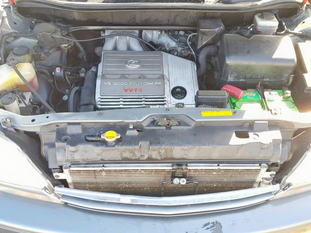 JTJHF10U020258173 - 2002 LEXUS RX 300 GRAY photo 7