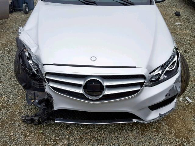 WDDHF5KB8EA980632 - 2014 MERCEDES-BENZ E 350 SILVER photo 7