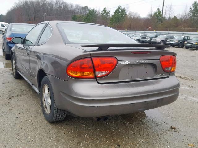 1G3NL12T11C219575 - 2001 OLDSMOBILE ALERO GL TAN photo 3