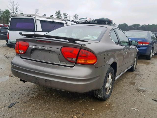 1G3NL12T11C219575 - 2001 OLDSMOBILE ALERO GL TAN photo 4