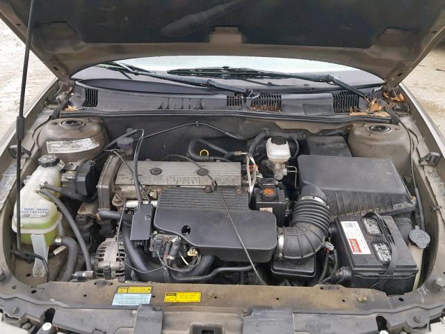 1G3NL12T11C219575 - 2001 OLDSMOBILE ALERO GL TAN photo 7