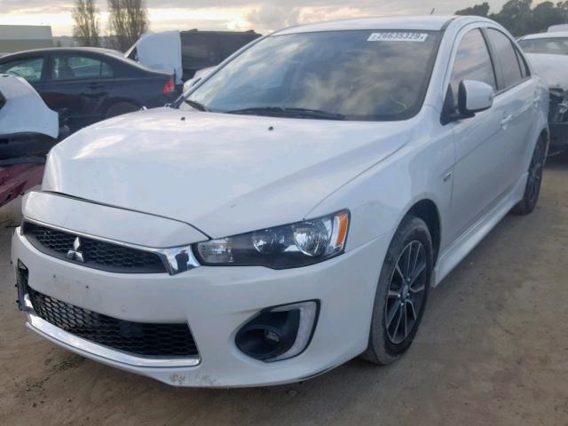 JA32V2FW5GU011014 - 2016 MITSUBISHI LANCER ES WHITE photo 2