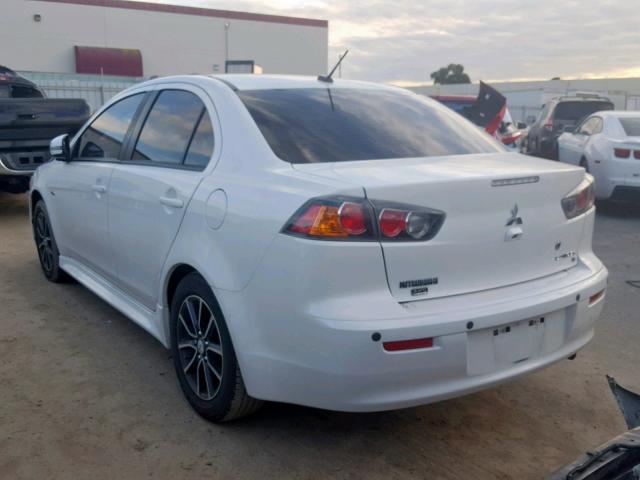 JA32V2FW5GU011014 - 2016 MITSUBISHI LANCER ES WHITE photo 3