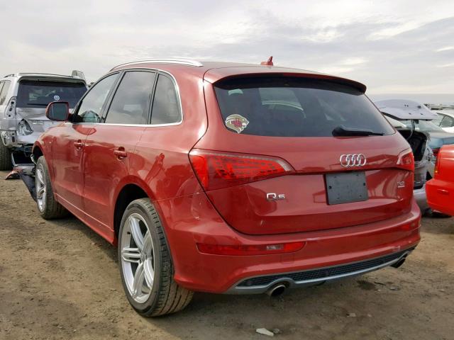 WA1WKAFP5AA006333 - 2010 AUDI Q5 PRESTIG RED photo 3